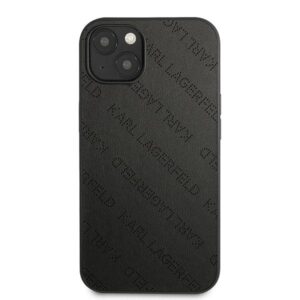 Karl Lagerfeld KLHCP13SPTLK Apple iPhone 13 mini 5,4" kietas dėklas juodos spalvos Perforated Allover - Image 3