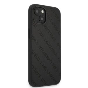 Karl Lagerfeld KLHCP13SPTLK Apple iPhone 13 mini 5,4" kietas dėklas juodos spalvos Perforated Allover - Image 4