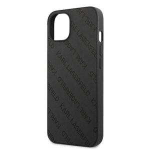 Karl Lagerfeld KLHCP13SPTLK Apple iPhone 13 mini 5,4" kietas dėklas juodos spalvos Perforated Allover - Image 6