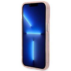 Karl Lagerfeld KLHMP14XHKCP Apple iPhone 14 Pro Max 6,7" kietas dėklas rožinės spalvos Karl & Choupette Aluminium Ma - Image 5