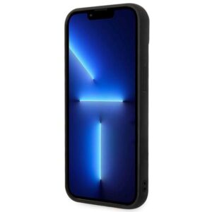 Karl Lagerfeld KLHCP14SPSQAK Apple iPhone 14/ 15 / 13 6,1" kietas dėklas juodos spalvos Puffy Elongated Logo - Image 5