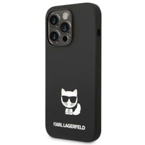 Karl Lagerfeld KLHCP14LSLCTBK Apple iPhone 14 Pro 6,1" kietas dėklas juodos spalvos Silicone Choupette Body - Image 2