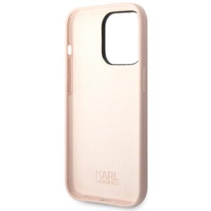 Karl Lagerfeld KLHCP14LSLCTPI Apple iPhone 14 Pro 6,1" kietas dėklas light rožinės spalvos Silicone Choupette B - Image 7