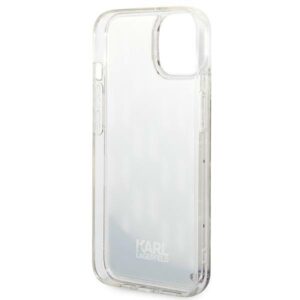 Karl Lagerfeld KLHCP14MLMNMS Apple iPhone 14 Plus / 15 Plus 6,7" kietas dėklas silver Liquid Glitter Mon - Image 7