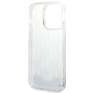 Karl Lagerfeld KLHCP14XLMNMS Apple iPhone 14 Pro Max 6,7" kietas dėklas silver Liquid Glitter Monogram - Image 7