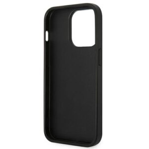 Karl Lagerfeld KLHCP14LSAPKHG Apple iPhone 14 Pro 6,1" silver kietas dėklas Saffiano Karl`s Head Patch - Image 7