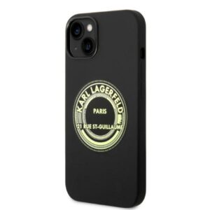 Karl Lagerfeld KLHCP14MSRSGRCK Apple iPhone 14 Plus / 15 Plus 6,7" kietas dėklas juodos spalvos Silicone RSG - Image 2