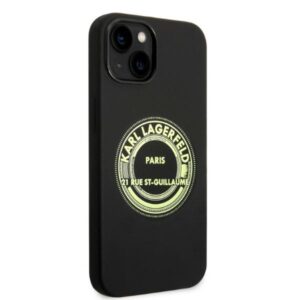 Karl Lagerfeld KLHCP14MSRSGRCK Apple iPhone 14 Plus / 15 Plus 6,7" kietas dėklas juodos spalvos Silicone RSG - Image 4