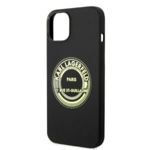 Karl Lagerfeld KLHCP14MSRSGRCK Apple iPhone 14 Plus / 15 Plus 6,7" kietas dėklas juodos spalvos Silicone RSG - Image 6
