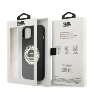 Karl Lagerfeld KLHCP14MSRSGRCK Apple iPhone 14 Plus / 15 Plus 6,7" kietas dėklas juodos spalvos Silicone RSG - Image 8