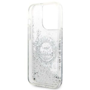 Karl Lagerfeld KLHCP14LLCRSGRS Apple iPhone 14 Pro 6,1" silver kietas dėklas Liquid Glitter RSG - Image 7