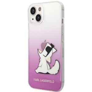 Karl Lagerfeld KLHCP14MCFNRCPI Apple iPhone 14 Plus / 15 Plus 6,7" kietas dėklas rožinės spalvos Choupette Fun - Image 2