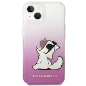 Karl Lagerfeld KLHCP14MCFNRCPI Apple iPhone 14 Plus / 15 Plus 6,7" kietas dėklas rožinės spalvos Choupette Fun - Image 3