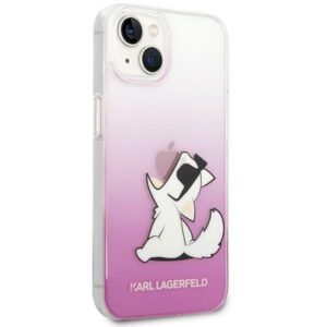 Karl Lagerfeld KLHCP14MCFNRCPI Apple iPhone 14 Plus / 15 Plus 6,7" kietas dėklas rožinės spalvos Choupette Fun - Image 4