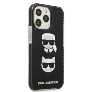 Karl Lagerfeld KLHCP13XTPE2TK Apple iPhone 13 Pro Max 6,7" kietas dėklas juodos spalvos Karl&Choupette Head - Image 4