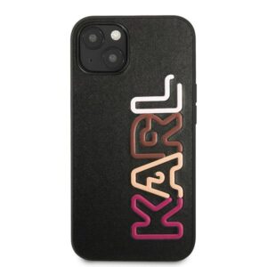 Karl Lagerfeld KLHCP13SPCOBK Apple iPhone 13 mini 5,4" juodos spalvos kietas dėklas Multirožinės spalvos Brand - Image 3
