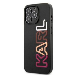 Karl Lagerfeld KLHCP13LPCOBK Apple iPhone 13 Pro / 13 6,1" juodos spalvos kietas dėklas Multirožinės spalvos Brand - Image 2