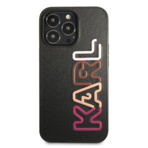 Karl Lagerfeld KLHCP13LPCOBK Apple iPhone 13 Pro / 13 6,1" juodos spalvos kietas dėklas Multirožinės spalvos Brand - Image 3
