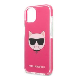 Karl Lagerfeld KLHCP13MTPECPI Apple iPhone 13/ 14 / 15 6,1" kietas dėklas fuschia Choupette Head - Image 6