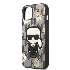 Karl Lagerfeld KLHCP13MPMNFIK1 Apple iPhone 13/ 14 / 15 6,1" pilkos spalvos Flower Ikonik Karl - Image 6