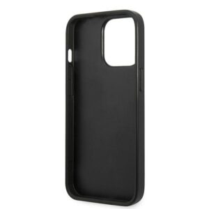 Karl Lagerfeld KLHCP13LCANCNK Apple iPhone 13 Pro / 13 6,1" kietas dėklas juodos spalvos Karlimals Cardslot - Image 7