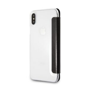 Karl Lagerfeld KLFLBKPXKSB Apple iPhone X Xs juodos spalvos bookdėklas Signature Glitter - Image 7