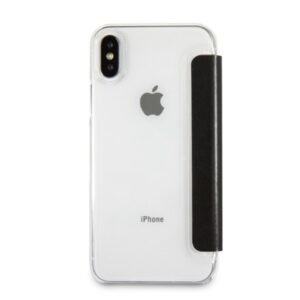 Karl Lagerfeld KLFLBKPXKSB Apple iPhone X Xs juodos spalvos bookdėklas Signature Glitter - Image 8
