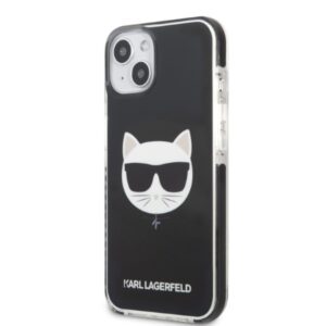 Karl Lagerfeld KLHCP13STPECK Apple iPhone 13 mini 5,4" kietas dėklas juodos spalvos Choupette Head - Image 2