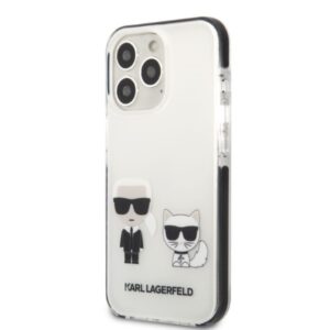 Karl Lagerfeld KLHCP13LTPEKCW Apple iPhone 13 Pro / 13 6,1" kietas dėklas baltos spalvos Karl&Choupette - Image 2
