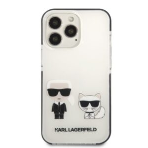 Karl Lagerfeld KLHCP13LTPEKCW Apple iPhone 13 Pro / 13 6,1" kietas dėklas baltos spalvos Karl&Choupette - Image 3