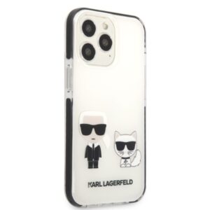 Karl Lagerfeld KLHCP13LTPEKCW Apple iPhone 13 Pro / 13 6,1" kietas dėklas baltos spalvos Karl&Choupette - Image 4