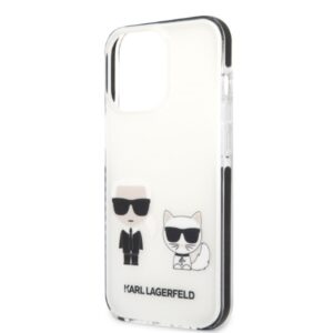 Karl Lagerfeld KLHCP13LTPEKCW Apple iPhone 13 Pro / 13 6,1" kietas dėklas baltos spalvos Karl&Choupette - Image 6