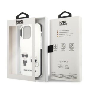 Karl Lagerfeld KLHCP13LTPEKCW Apple iPhone 13 Pro / 13 6,1" kietas dėklas baltos spalvos Karl&Choupette - Image 8