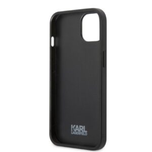 Karl Lagerfeld KLHCP13LPMNIKBK Apple iPhone 13 Pro / 13 6,1" kietas dėklas juodos spalvos Monogram Ikonik Patch - Image 7