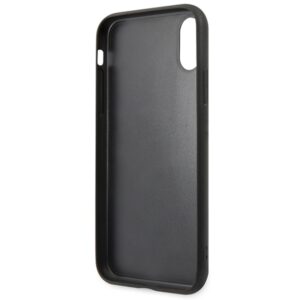 Karl Lagerfeld KLHCI65SAKICKCBK Apple iPhone XS Max juodos spalvos kietas dėklas Saffiano Karl&Choupette Head - Image 4