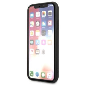 Karl Lagerfeld KLHCI65SAKICKCBK Apple iPhone XS Max juodos spalvos kietas dėklas Saffiano Karl&Choupette Head - Image 6