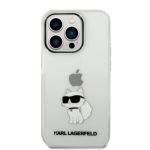 Karl Lagerfeld KLHCP14XHNCHTCT Apple iPhone 14 Pro Max 6,7" skaidrus kietas dėklas Ikonik Choupette - Image 3