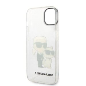 Karl Lagerfeld KLHCP14MHNKCTGT Apple iPhone 14Plus / 15 Plus 6,7" skaidrus kietas dėklas Gliter Karl&Choupet - Image 7
