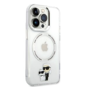 Karl Lagerfeld KLHMP14LHNKCIT Apple iPhone 14 Pro 6,1" kietas dėklas skaidrus Iconic Karl&Choupette Magsafe - Image 4
