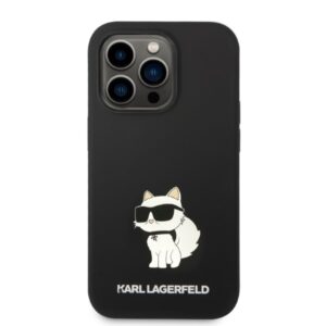 Karl Lagerfeld KLHCP14XSNCHBCK Apple iPhone 14 Pro Max 6,7" kietas dėklas juodos spalvos Silicone Choupette - Image 3