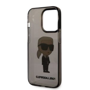 Karl Lagerfeld KLHCP14LHNIKTCK Apple iPhone 14 Pro 6,1" juodos spalvos kietas dėklas Ikonik Karl Lagerfeld - Image 7