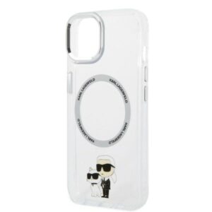 Karl Lagerfeld KLHMP14MHNKCIT Apple iPhone 14 Plus/ 15 Plus 6,7" kietas dėklas skaidrus Iconic Karl&Choupett - Image 6