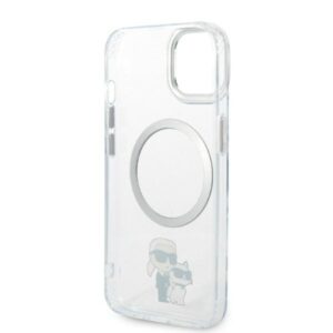 Karl Lagerfeld KLHMP14MHNKCIT Apple iPhone 14 Plus/ 15 Plus 6,7" kietas dėklas skaidrus Iconic Karl&Choupett - Image 7