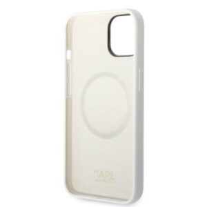 Karl Lagerfeld KLHMP14MSNCHBCH Apple iPhone 14 Plus /15 Plus 6,7" kietas dėklasbaltos spalvos Silicone Choupette MagSafe - Image 7