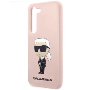 Karl Lagerfeld KLHCS23SSNIKBCP S23 S911kietas dėklas rožinės spalvos Silicone Ikonik - Image 6