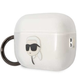 Karl Lagerfeld KLAP2HNIKTCT Airpods Pro 2 (2022/2023) dėklas skaidrus Ikonik Karl Lagerfeld - Image 3