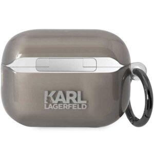 Karl Lagerfeld KKLAP2HNIKTCK Airpods Pro 2 (2022/2023) dėklas juodos spalvos Ikonik Karl Lagerfeld - Image 2