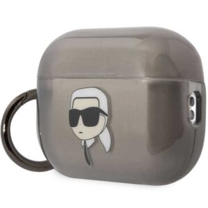 Karl Lagerfeld KKLAP2HNIKTCK Airpods Pro 2 (2022/2023) dėklas juodos spalvos Ikonik Karl Lagerfeld - Image 3