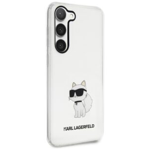 Karl Lagerfeld KLHCS23MHNCHTCT S23+ S916skaidrus kietas dėklas Ikonik Choupette - Image 4