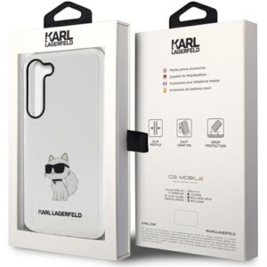 Karl Lagerfeld KLHCS23MHNCHTCT S23+ S916skaidrus kietas dėklas Ikonik Choupette - Image 8